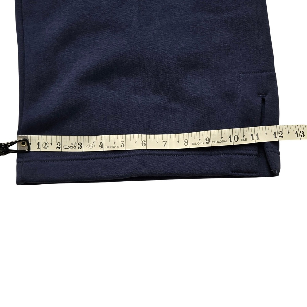 Nike Womens XL Phoenix Fleece Wide Leg Sweatpants Navy Blue High Rise Standard - Picture 13 of 14